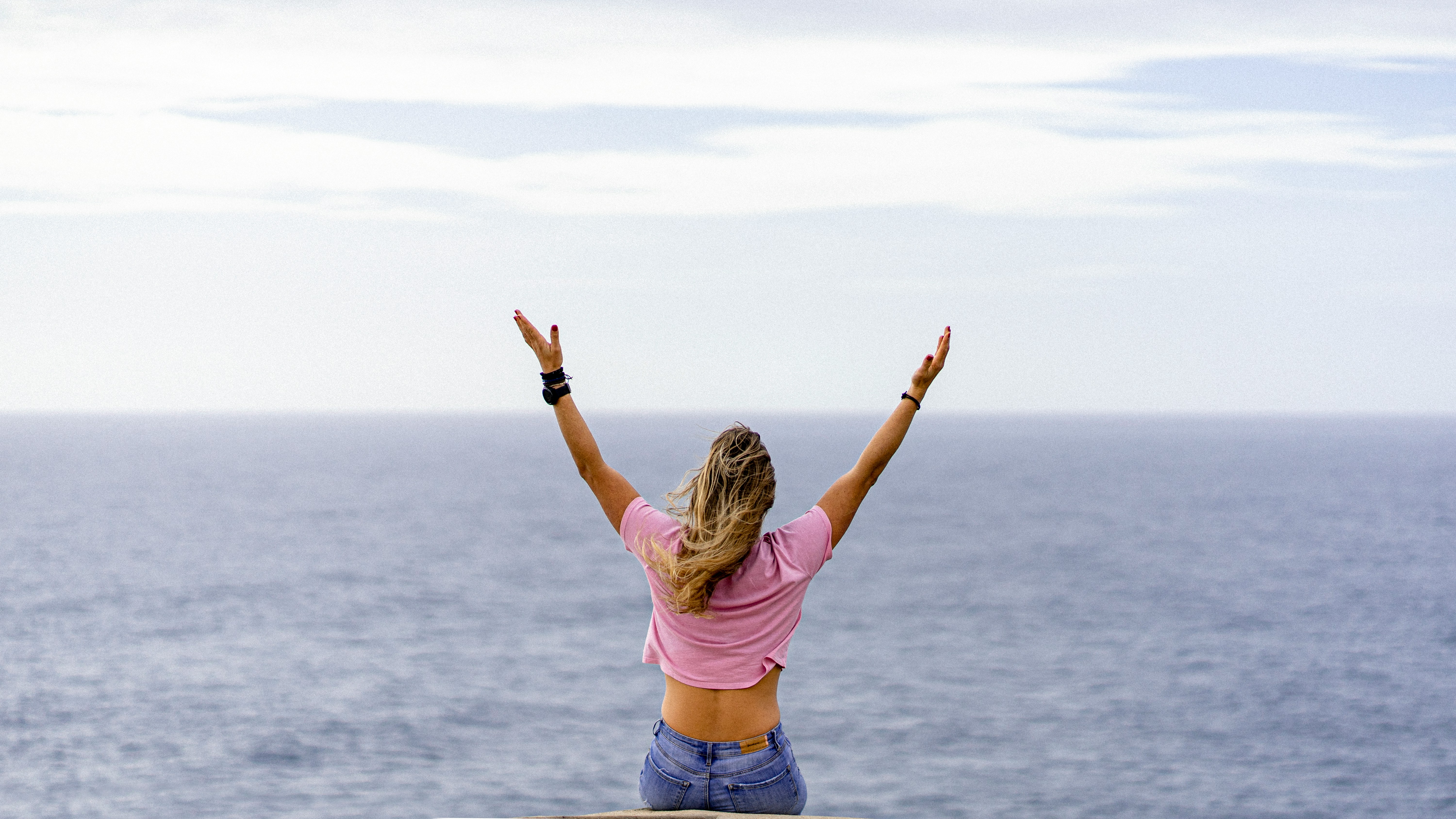 Confident woman in nature